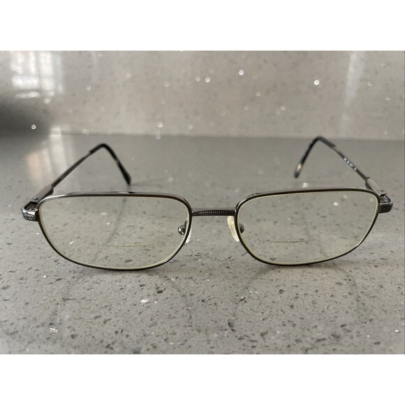 Sferoflex Pat 2086 268 Eyeglasses Frames ONLY Silver Full Rim 56-17-140 Italy - Picture 1 of 14